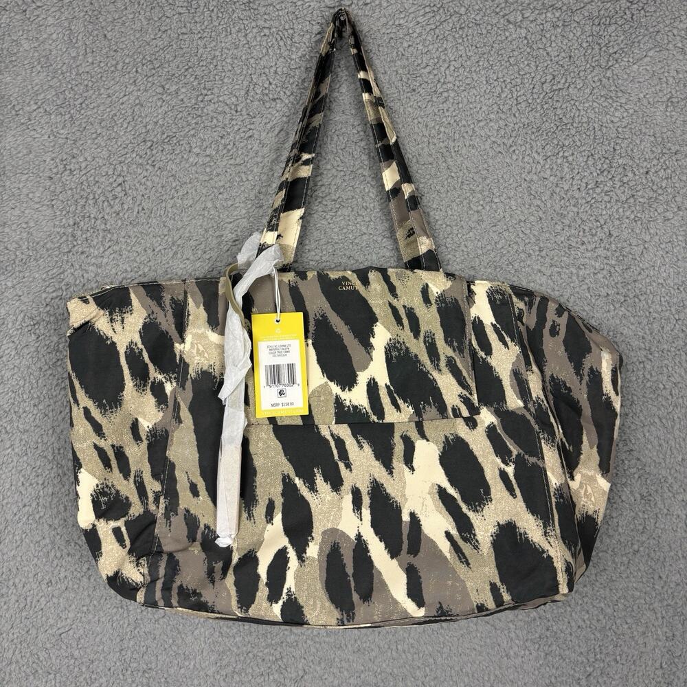 VINCE CAMUTO Lohna Designer Tote Natural Camo Nylon – New with tags‎